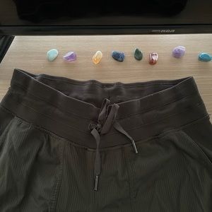 Green lulu dance studio pants